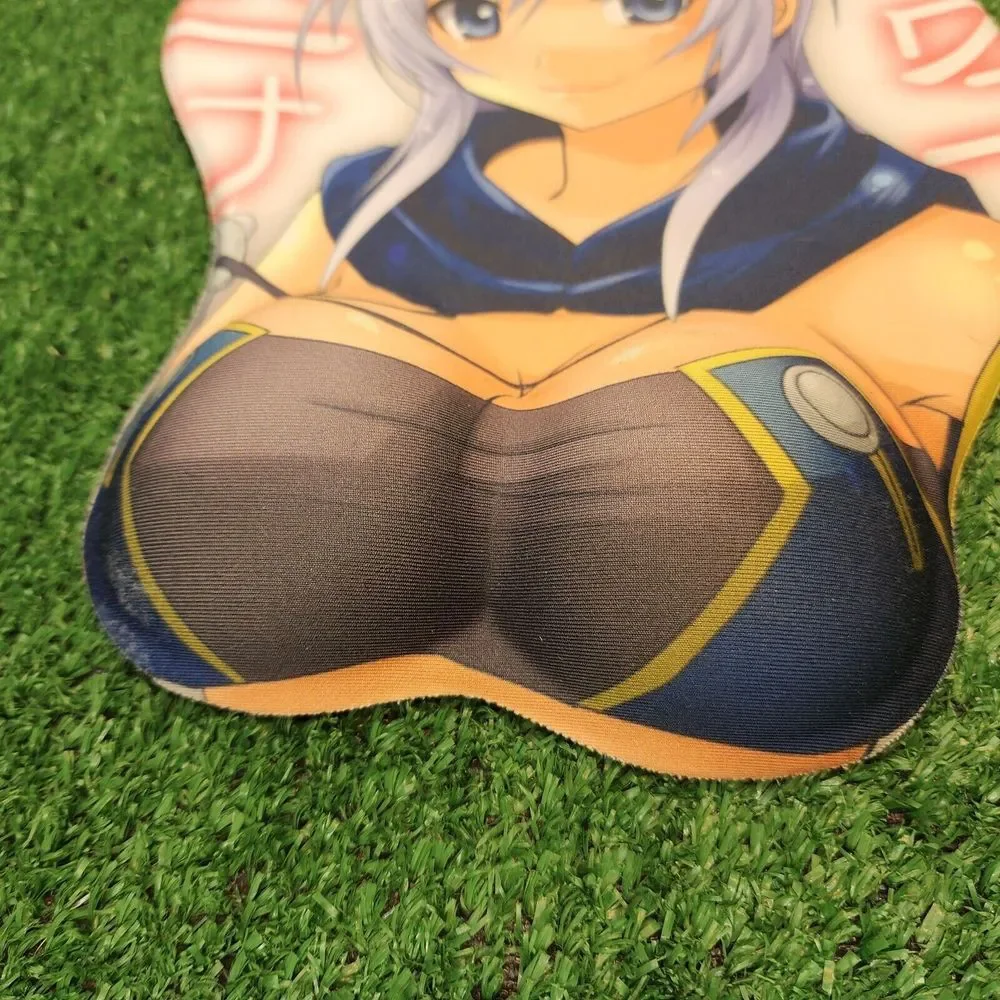 Rare Anime Fanart 3D Wrist Rest Mousepad Retired
